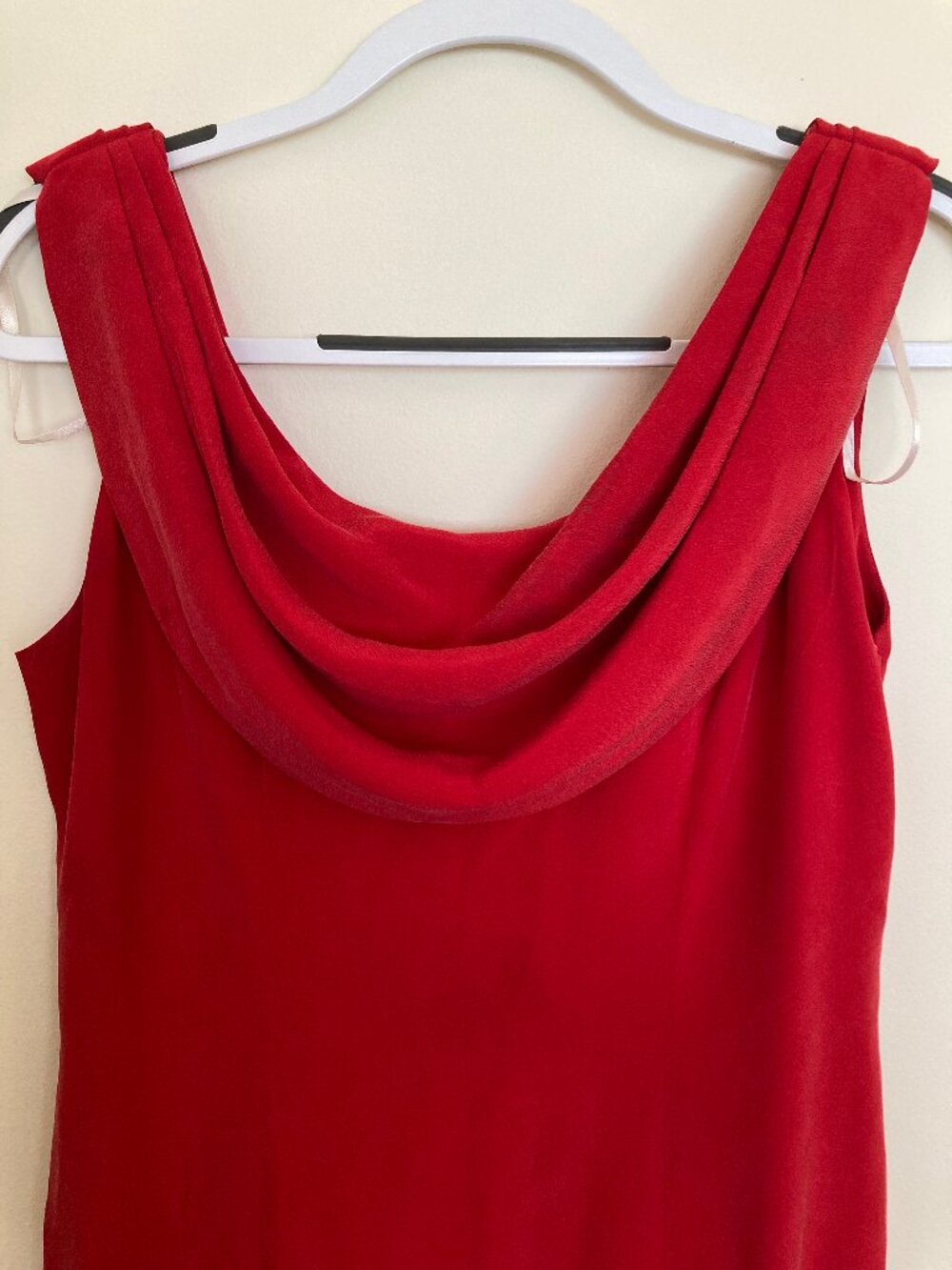 Spenser Jeremy 100% Silk Red Evening Dress